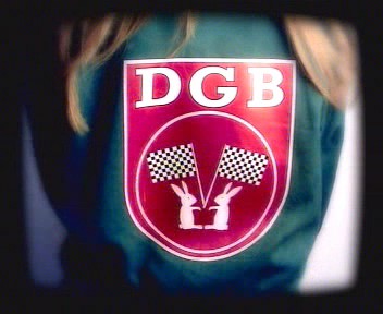 DGB logo, on Jorinde's back.